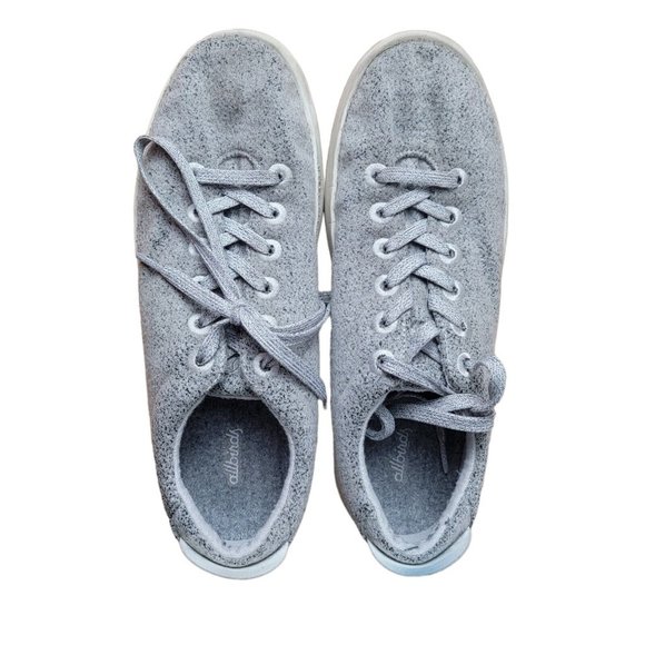 Allbirds Men's Wool Pipers Dapple Gray Lace Up Sneakers Size 11 - Picture 3 of 7